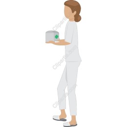 Nurse Holding Medication Box