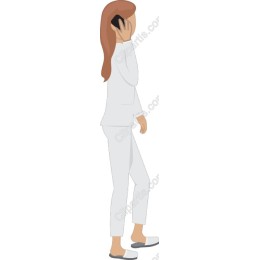 Modern of a Woman Talking on the Phone