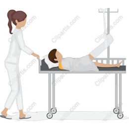 Caring Nurse with Patient
