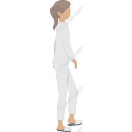 Elegant Walking Woman
