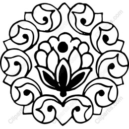 Intricate Floral Swirl