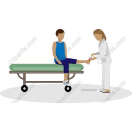 Doctor Treating Foot Injury