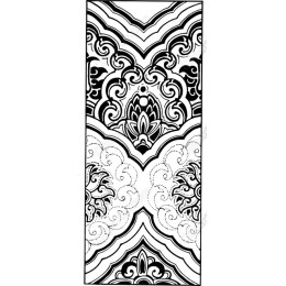 Elegant Black and White Floral