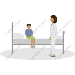 Caring Doctor with Young Patient