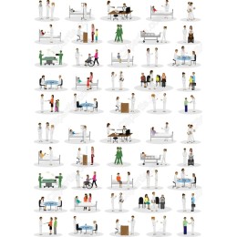 Medical Professionals Clipart Set