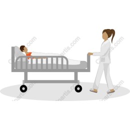 Caring Nurse with Patient