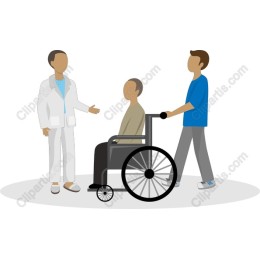 Compassionate Caregiver and Patient Wheelchair