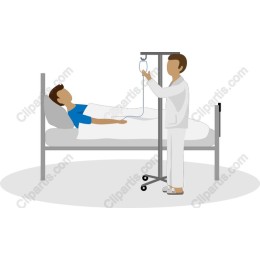 Doctor Administering IV Treatment