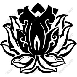 Elegant Black Lotus Flower