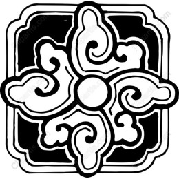 Vintage Floral Motif Decorative