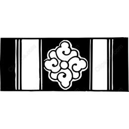 Elegant Black and White Floral
