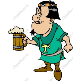 Whimsical Medieval Beer Character