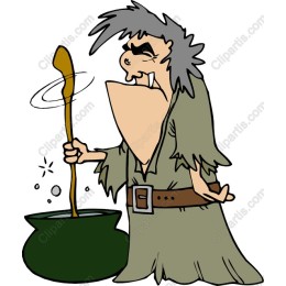 Whimsical Wizard With Potion