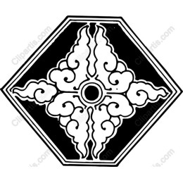 Hexagonal Cloud Motif
