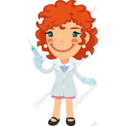 Cheerful Nurse Character