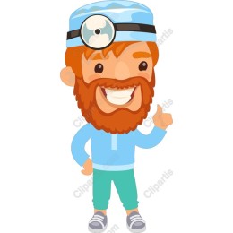 Cheerful Doctor Character