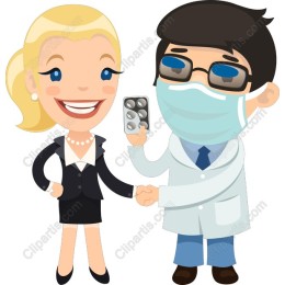 Cheerful Doctor and Patient