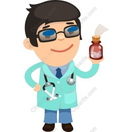 Charming Cartoon Doctor