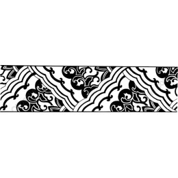 Black and White Curvy Pattern