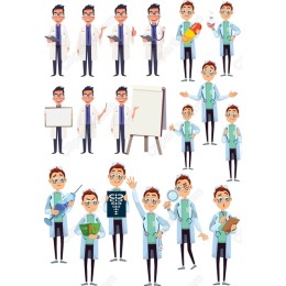 Cheerful Medical Professionals Bundle