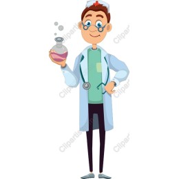 Cheerful Lab Scientist