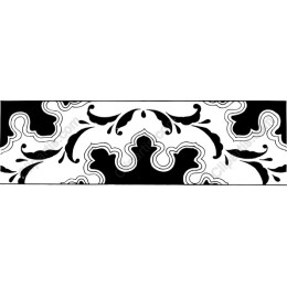 Elegant Black and White Decorative Pattern