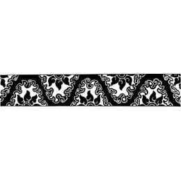 Black and White Floral Pattern