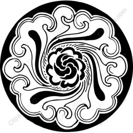 Elegant Swirling Floral