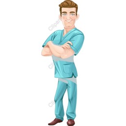 Confident Male Nurse
