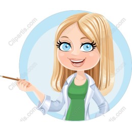 Cheerful Female Character