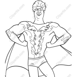 Cheerful Superhero