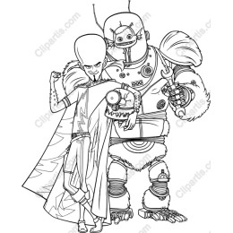 Dynamic Duo - Character and Robot