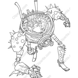 Spiky Mechanical Creature