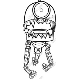 Robotic Monster - Whimsical Cartoon