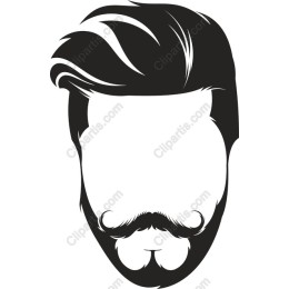 Trendy Minimalist Men's Face