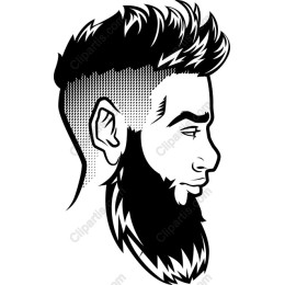 Modern Bearded Man
