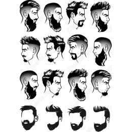 Beard and Hairstyle Set