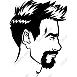 Stylized Male Profile