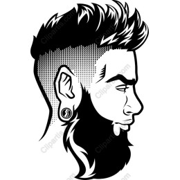 Stylish Bearded Man