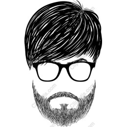Trendy Bearded Man