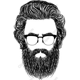 Hipster Gentleman Beard