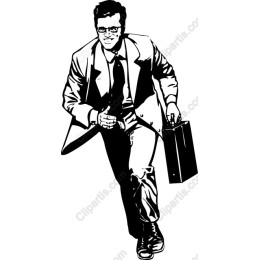 Businessman in Motion