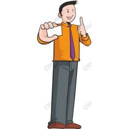 Cheerful Businessman Displaying Card