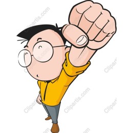 Empowered Cartoon Character