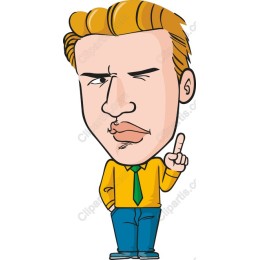 Confident Cartoon Character