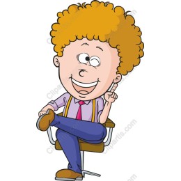 Cheerful Cartoon Character
