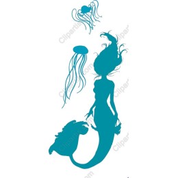 Enchanting Mermaid and Jellyfish