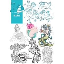 Mermaid Girls Collection - Clipart Set