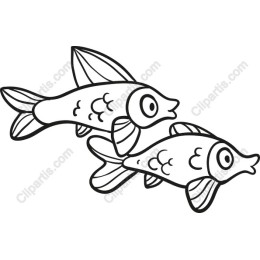 Joyful Aquatic Duo: Playful Fish