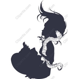 Enigmatic Serpent and Mythical Figure